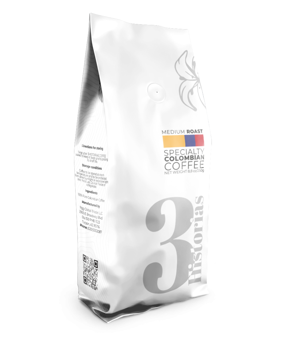 3HISTORIAS SPECIALTY COLOMBIAN COFFEE 250g